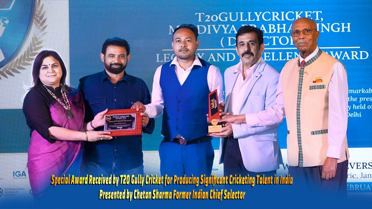 BCCI Chairman of Selectors Honors T20 Gully Cricket for Grassroots and Street Cricket Development in India